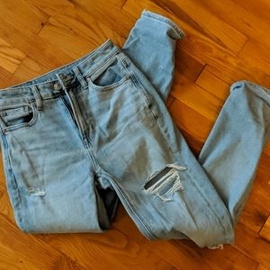American Eagle Mom Straight Jean, 00 regular